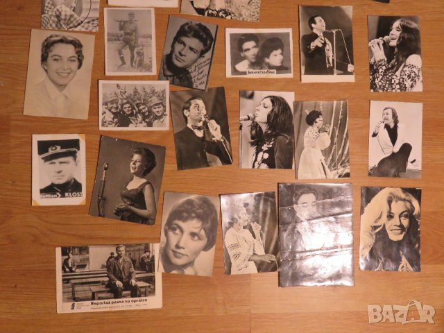  25 Стари снимки на певци, артисти и актьори от  60те години, снимка 3 - Антикварни и старинни предмети - 28587405