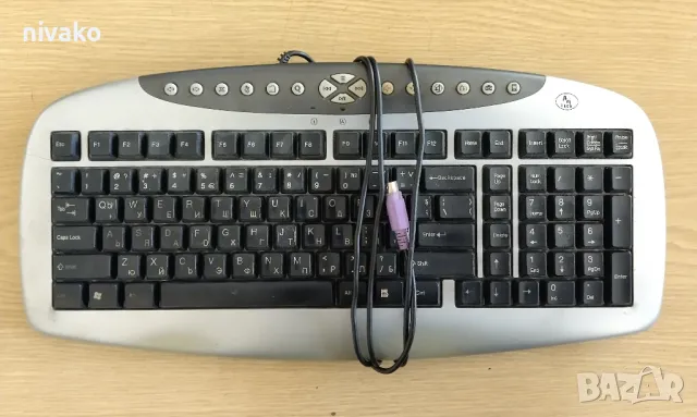 Продавам клавиатура A4 KB 21 мултимедийна, PS/2 - A4-KEY-KB21