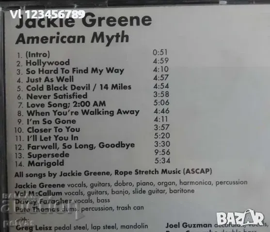 CD -Jackie Greene American Myth, снимка 1 - CD дискове - 49184701