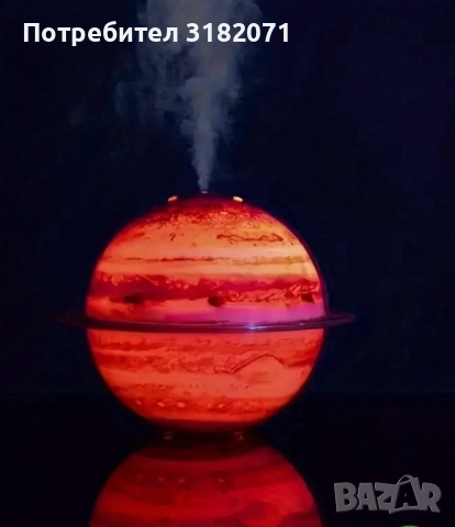 Арома дифузер с цветни LED светлини, с вместимост 330мл, снимка 5 - Други - 52128602