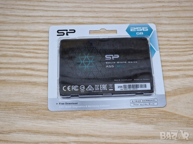 Нов бърз SSD диск ССД хард диск 256GB Silicon Power 240ГБ laptop лаптоп