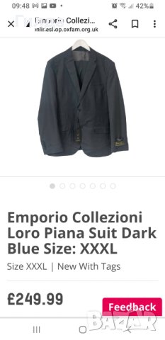 Armani Emporio Collezioni Loro Piana XXL сако, снимка 8 - Сака - 43151607