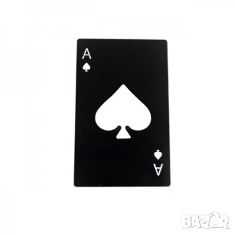 Отварачка за бири - карта за игра сребърна, снимка 3 - Други - 37173791