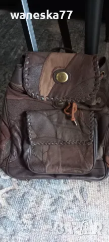 Дамска чанта/раница - естествена кожа , снимка 9 - Раници - 48422406
