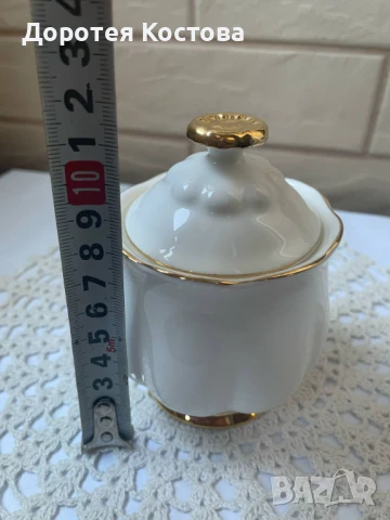 ROYAL ALBERT красива захарница от костен порцелан от Англия, снимка 7 - Антикварни и старинни предмети - 50587141
