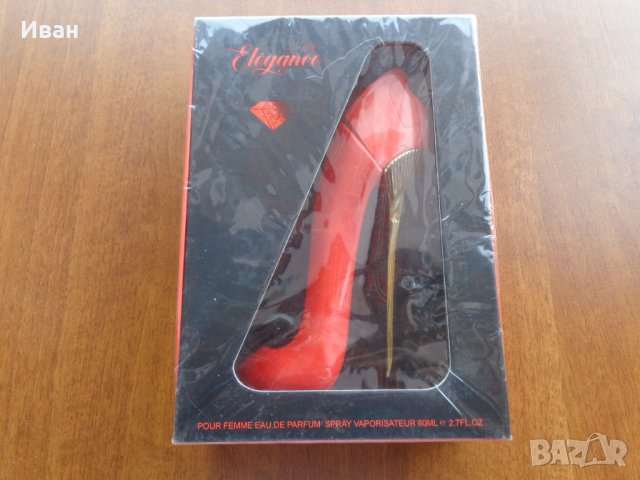 Френски дамски парфюм спрей Elegance 80ml с форма на дамска обувка, снимка 1 - Дамски парфюми - 32891601
