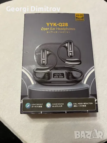 Безжични слушалки с отворено ухо YYK-Q28,екстра бас Blutooth,спортен дизайн