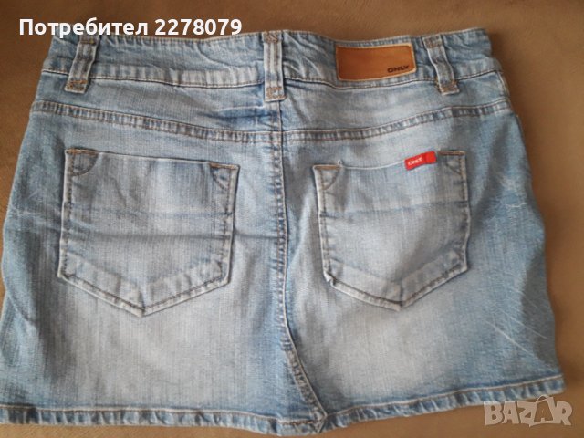 Къса дънкова пола, снимка 2 - Поли - 40810672