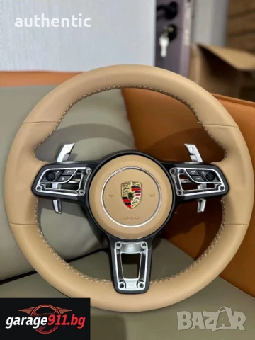 Кожен Волан Порше Porsche GT3 911 Cayenne Cayman Panamera Carrera Boxter 991 997, снимка 7 - Части - 46740256