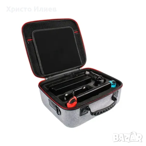 Чанта за съхранение Твърд Калъф за пренасяне Nintendo Switch Oled Нинтендо Кейс Куфар, снимка 4 - Аксесоари - 48613580