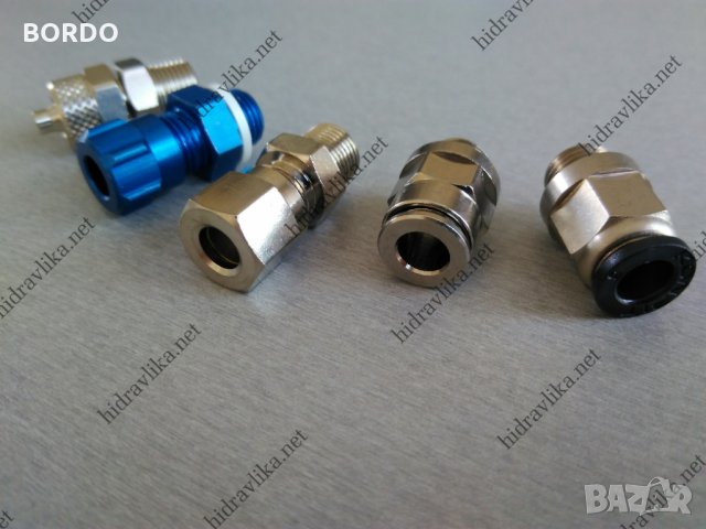 Бързи връзки за шлаух G1/8-Ф6, снимка 3 - Резервни части за машини - 33583535