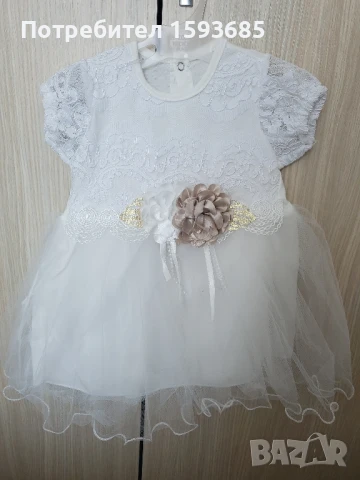 Нова бебешка рокля 80 размер 