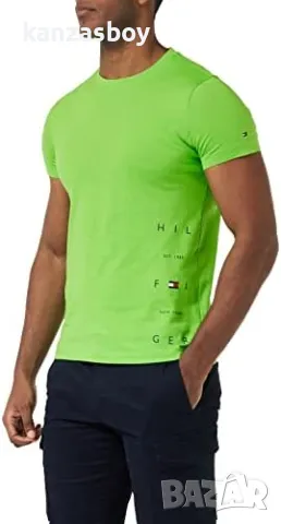 Tommy Hilfiger - страхотна мъжка тениска SLIM FIT 2 цвята , снимка 3 - Тениски - 50086831