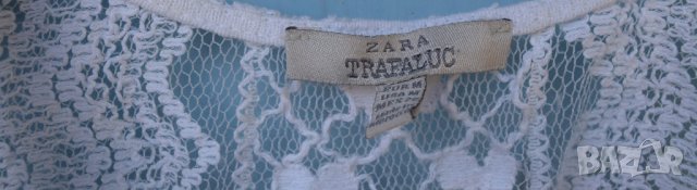 Zara Trafaluc дамски бял потник, снимка 3 - Корсети, бюстиета, топове - 33548244