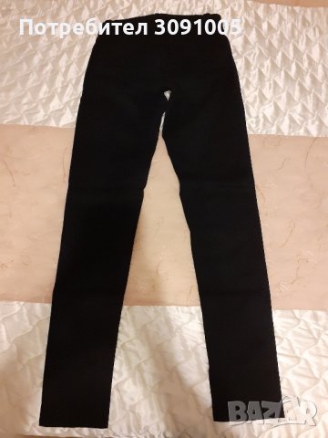 Дамски черен панталон, снимка 3 - Панталони - 43321155