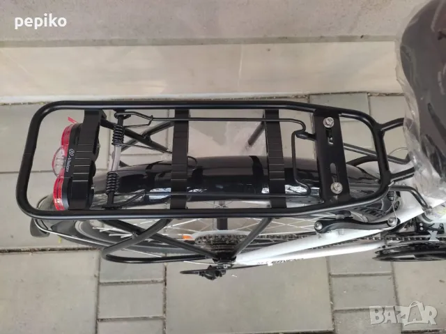 Продавам колела внос от Германия  алуминиев градски велосипед SAVENO MAGNOLIA 27,5 цола преден аморт, снимка 12 - Велосипеди - 48043902