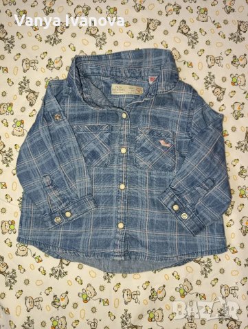 Ризка Zara и дънки H&M за момиче  74 размер , снимка 4 - Бебешки дънки - 49673159