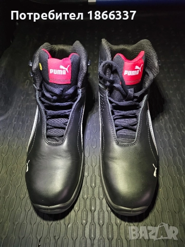 Работни обувки Puma 45 PUMA TOURING BLACK MID S3 ESD SRC, снимка 4 - Други - 52648535