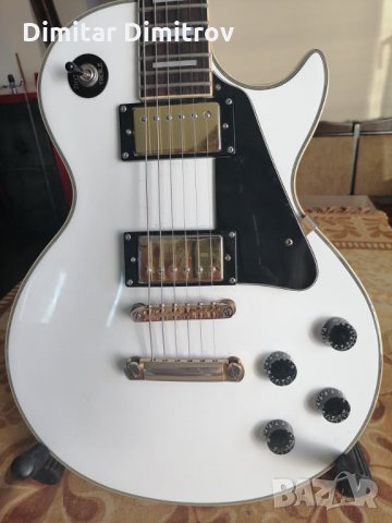 Китара  Epiphone Les Paul Custom - Korea, Samick , снимка 4 - Китари - 32291288