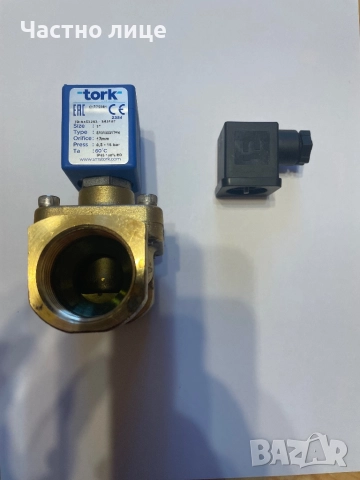 Електромагнитен клапан / соленоид / магнет вентил: Tork NC 1” 220V, снимка 3 - Други машини и части - 52943500