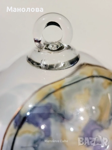 Много голяма коледна топка изработена от ръчно рисуван кристал JOSKA Kristall , снимка 8 - Други ценни предмети - 52313598