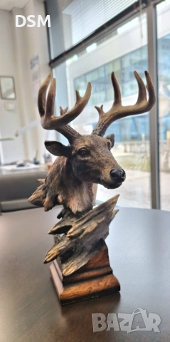 Нова Статуетка Елен - Трофей - Сувенир Еленче с Рога - 30см, снимка 6 - Статуетки - 53254690