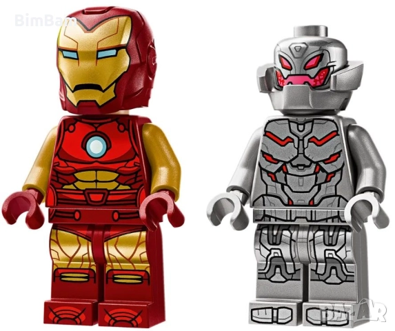 Конструктор LEGO® 76307 Marvel Super Heroes - Железния човек-робот срещу Ултрон / Iron Man , снимка 4 - Конструктори - 52135551