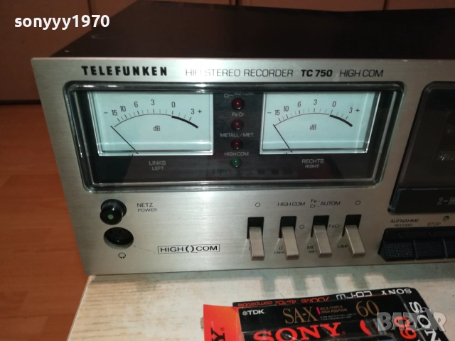 TELEFUNKEN TC 750 HIGH COM DECK 2 MOTORS-ВНОС SWISS 2009252202, снимка 4 - Декове - 51781936