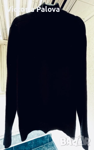 BELSTAFF черна жилетка/кардиган XL оригинал, снимка 7 - Блузи - 53586893