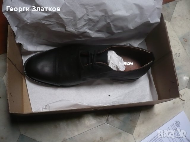 мъжки обувки,половинки, летни, номер 42, естествена кожа, снимка 2 - Ежедневни обувки - 43296580