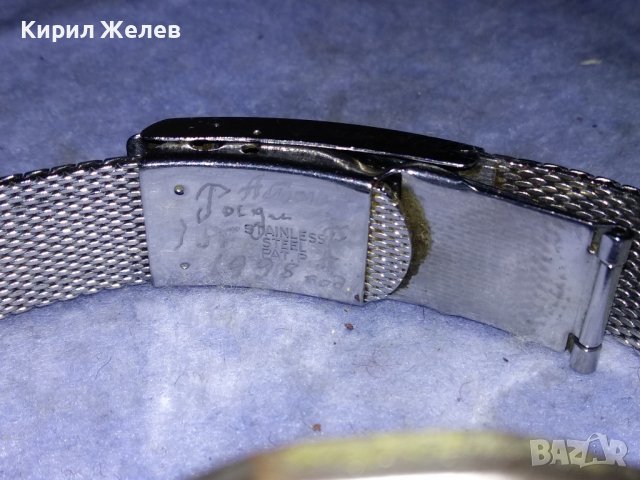 ORIENT AAA Crystal 21 JEWELS Стар МАРКОВ ЯПОНСКИ МЕХАНИЧЕН ЧАСОВНИК с Неръжд СТОМАНЕНА ВЕРИЖКА 36571, снимка 11 - Антикварни и старинни предмети - 39892680