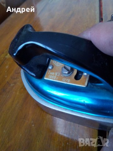 Стара електрическа ютия #5, снимка 3 - Антикварни и старинни предмети - 27490235