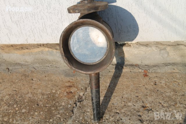 Стар фенер за файтон, снимка 3 - Други ценни предмети - 39663634
