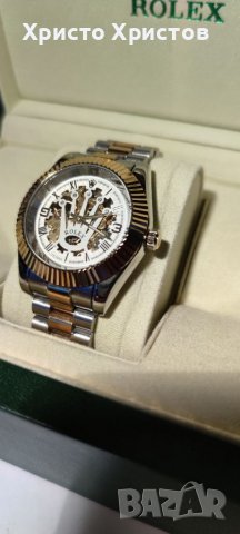 Дамски луксозен часовник Rolex Crown Skeleton , снимка 2 - Дамски - 37047692
