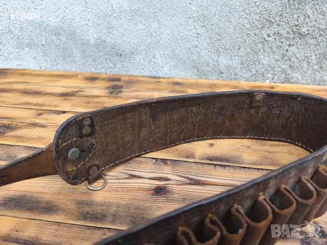 Стар кожен патрондаж , снимка 10 - Антикварни и старинни предмети - 53565885