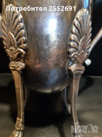 Старинен посребрен съд, снимка 9 - Колекции - 27779536