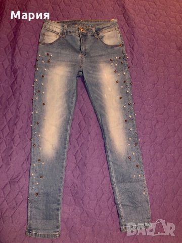 Дънки с перли 