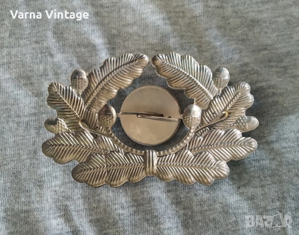 Военна офицерска кокарда на ГДР Германия, снимка 2 - Антикварни и старинни предмети - 52224454