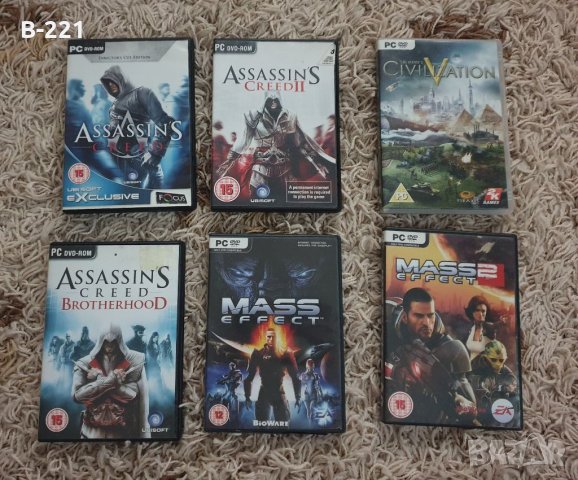  Assassin's Greed ,Mass Effect и Civilization  за PC, снимка 2 - Настолни игри - 39526439