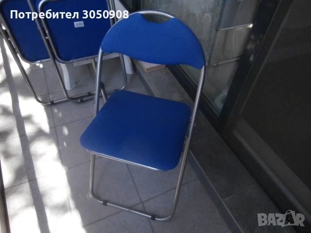 2 сгъваеми стола с мека седалка и облегалка за 30 лв, снимка 1
