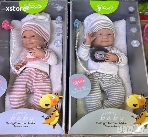 Реалистично бебе с реални размери 48см, снимка 13 - Кукли - 52739018