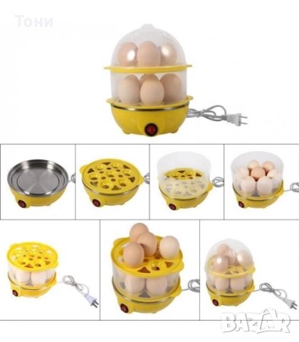 Яйцеварка с пара за 7 или 14 яйца с таймер, снимка 6 - Уреди за готвене на пара - 51856135