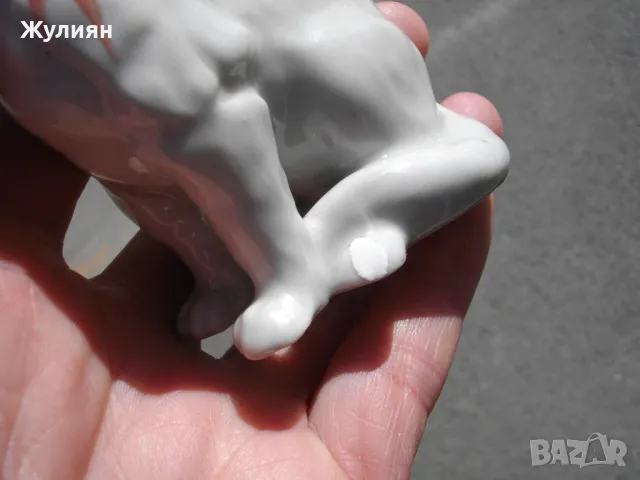 СТАР БЪЛГАРСКИ ПОРЦЕЛАН КОТЕ КОТКА , снимка 5 - Антикварни и старинни предмети - 49823411