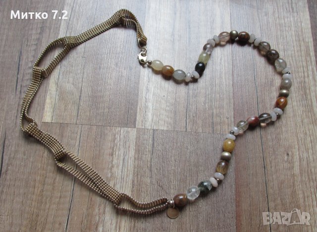 сребърен гердан , снимка 3 - Колиета, медальони, синджири - 32309240