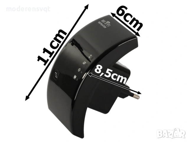 Wi-Fi усилвател ретранслатор МОЩНА 300Mbps 2.4G, снимка 6 - Друга електроника - 53595498