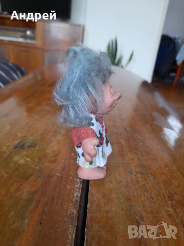 Стара кукла Трол, снимка 2 - Други ценни предмети - 43353365