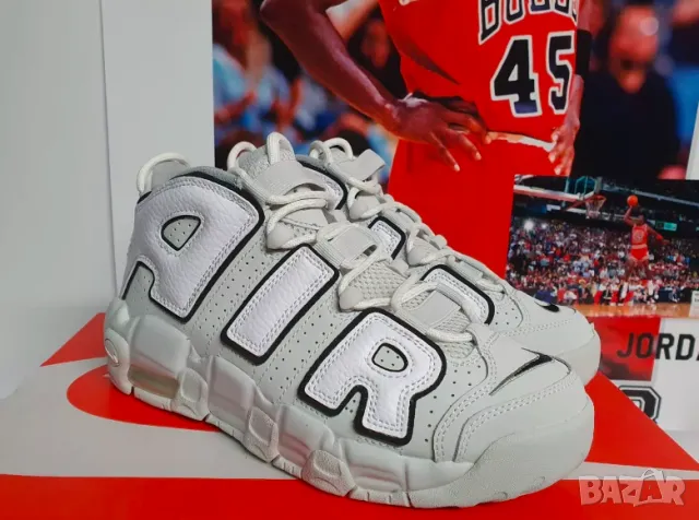 Nike AIR MORE UPTEMPO (GS) Photon Dust UK 5  номер 38  оригинални маратонки , снимка 7 - Маратонки - 48965825