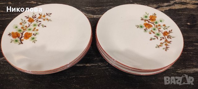 Порцеланови десертни чинии , снимка 1 - Чинии - 44019562