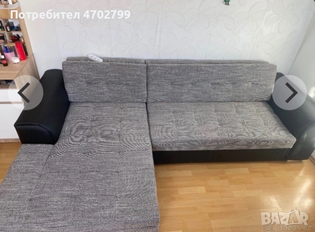 Диван ъглов 275/200, снимка 4 - Дивани и мека мебел - 53426176