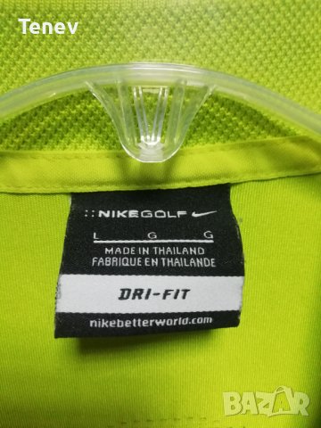 Nike Golf Dri-Fit Polo оригинална мъжка тениска фланелка размер L, снимка 4 - Тениски - 43281674